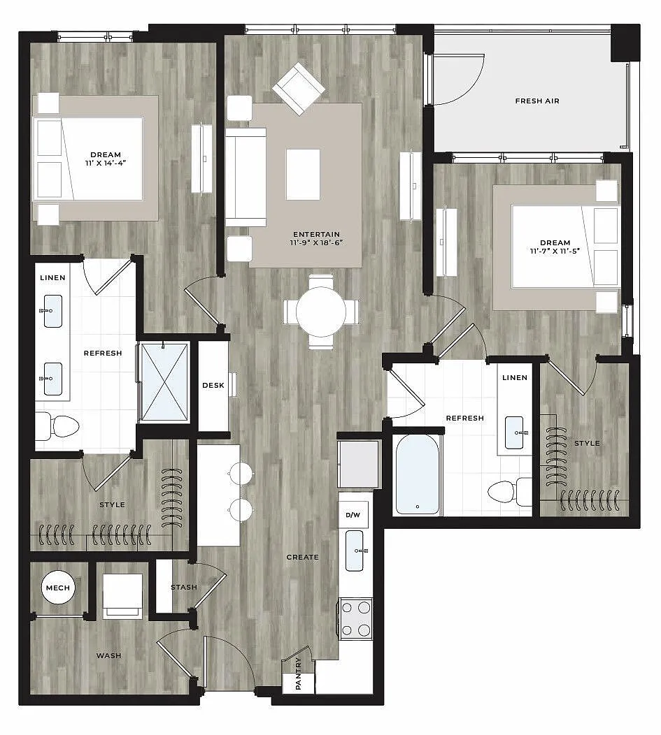 Floor plan B2