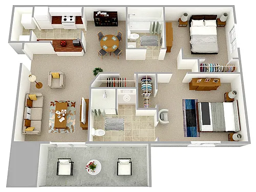 Floor plan The Williamsburg