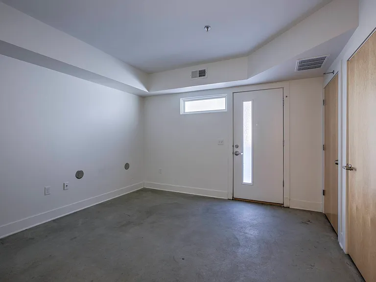 Front entrance and common area of a unit at The Sawyer.