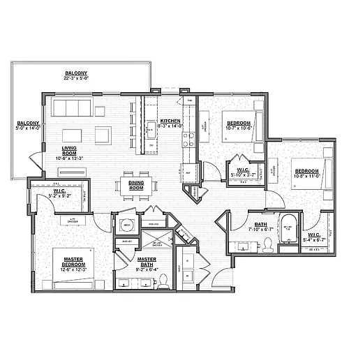 Floor plan 3/2