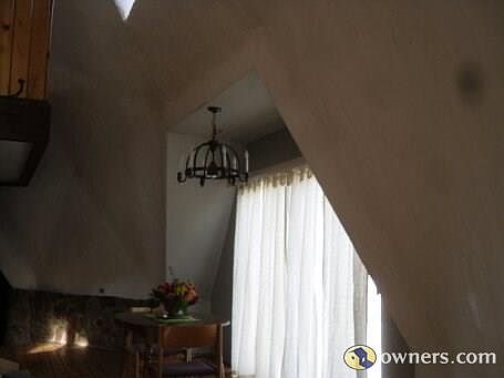 raised dining area with spectacular view.