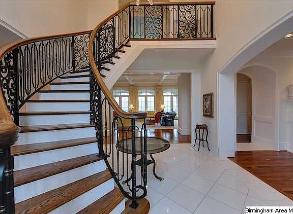 Custom Cabinets Black Pearl Granite Countertops,Huge Island w Vegetable Sink Wolf 48" Gas SStove,Double Ovens Hood  48" SubZero Stainless Double Door Refrigerator,Wolf Stainless Microwave Conv Oven, SubZero Ice Maker, Walk-in Pantry 