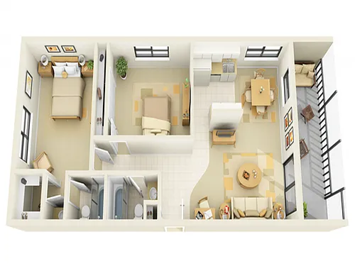 Floor plan The Conch