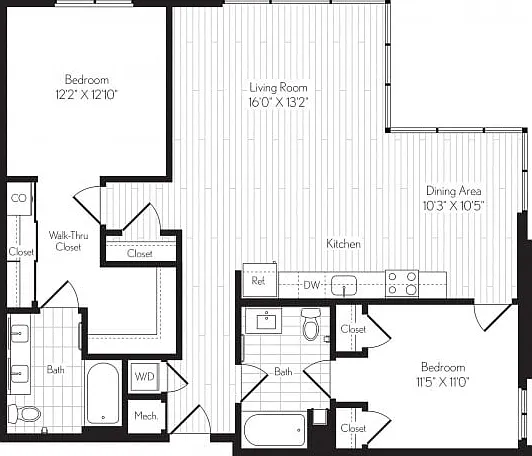 B07 Two Bedroom B07 Two Bedroom