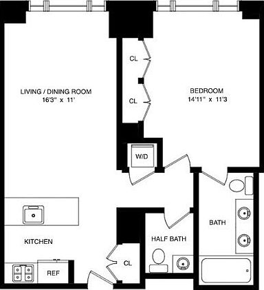 2nd image of 310 W 52nd St APT 36C