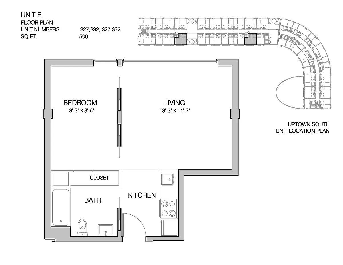 Floor plan S1-500