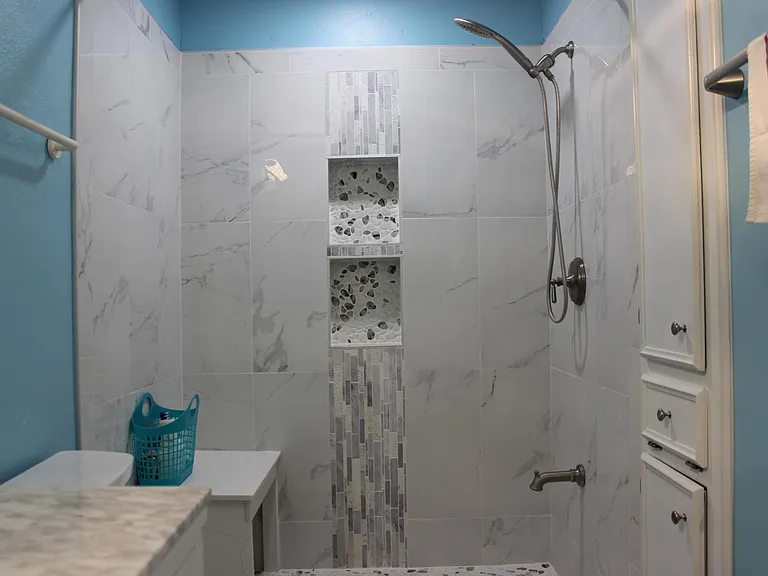 large shower