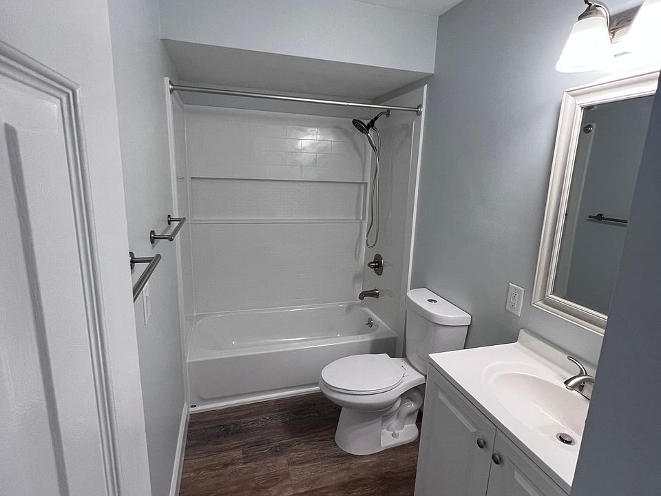 Updated bathroom.