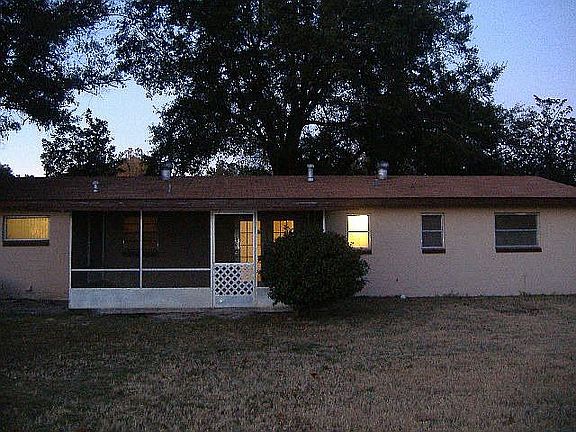 Rear of home
