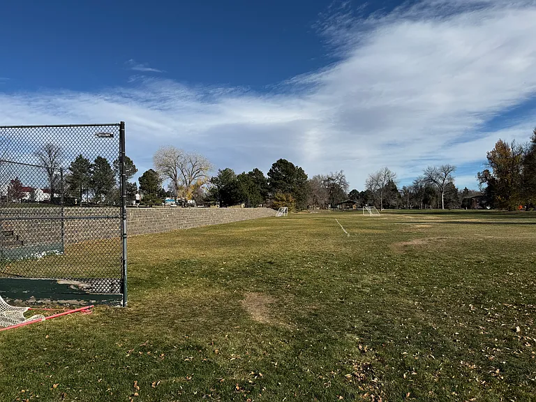 Congress park fields half a block away!