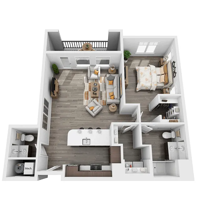 Floor plan Pinehurst - Fairway Flats