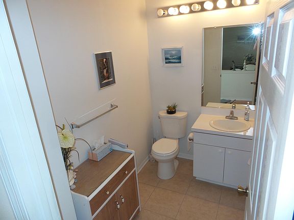 Bathroom - separated from shower room with pocket door