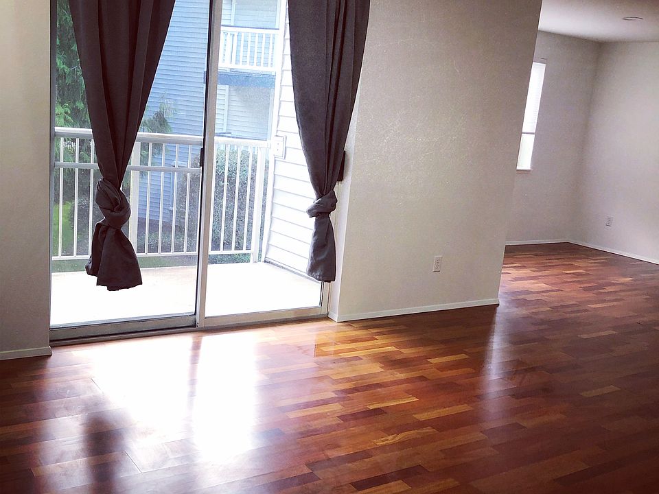 living room and patio