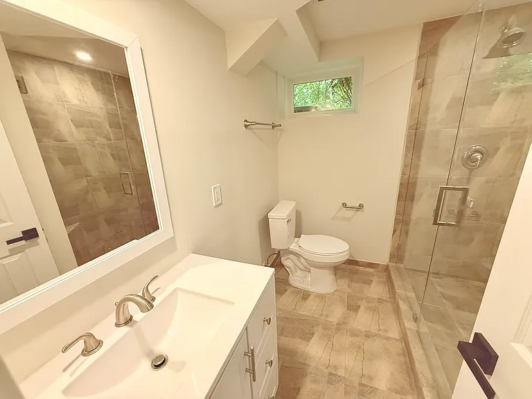 Second basement bathroom with shower