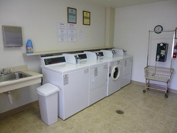 on-site laundry