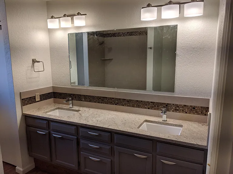 Hallway bathroom