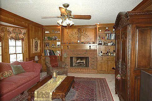 Cozy Family Room With Judges Paneling