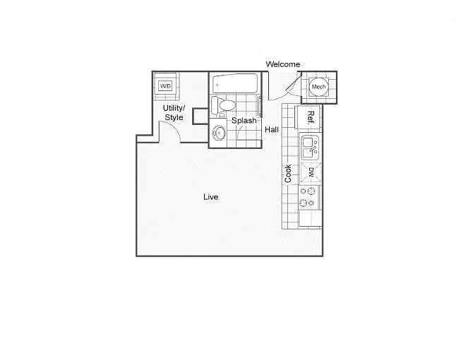 Floor plan Chanel