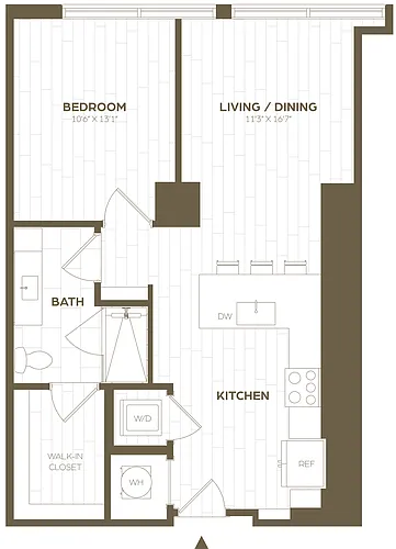 Floor plan 1B