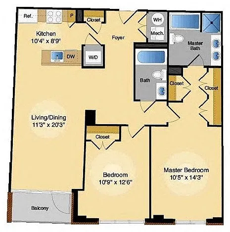 Floor plan 2K