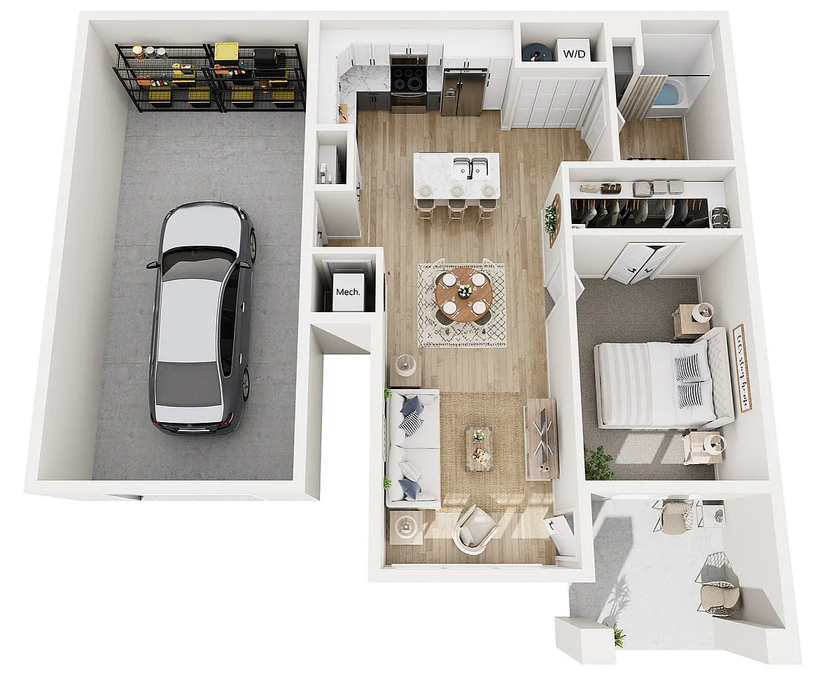Floor plan 1C