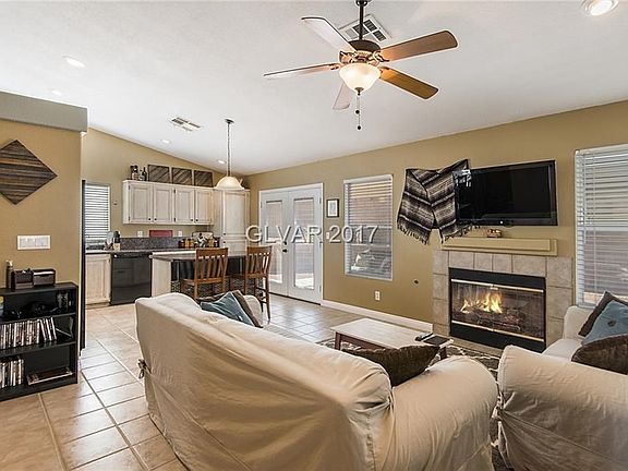 Double doors off the kitchen