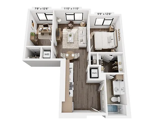 Floor plan A+D2