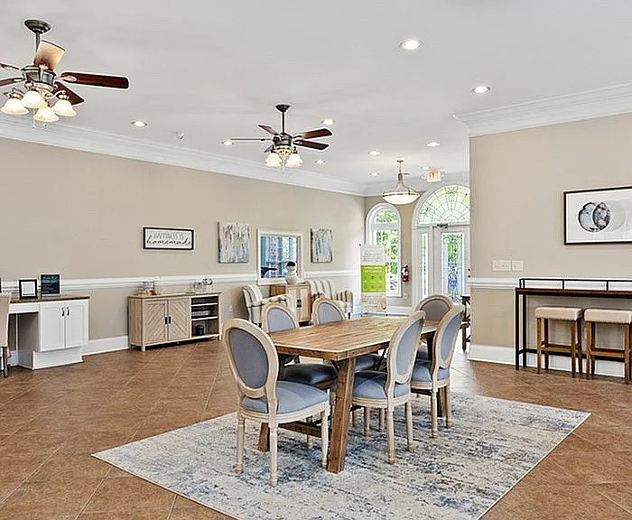 Experience elegance and comfort in this beautifully designed dining area.