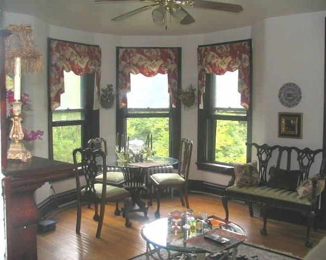 Living room bay window