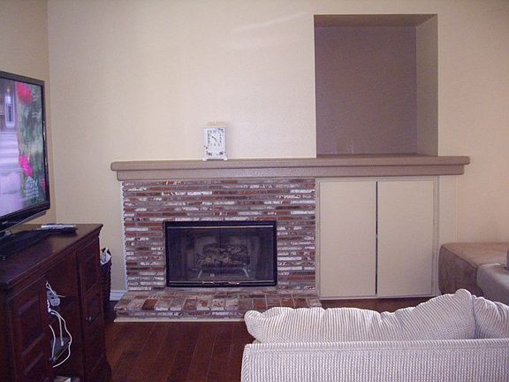 Great room fireplace