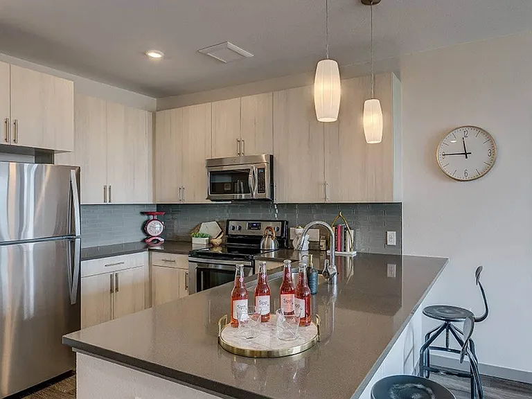 Kitchen with Stainless Steel Appliances