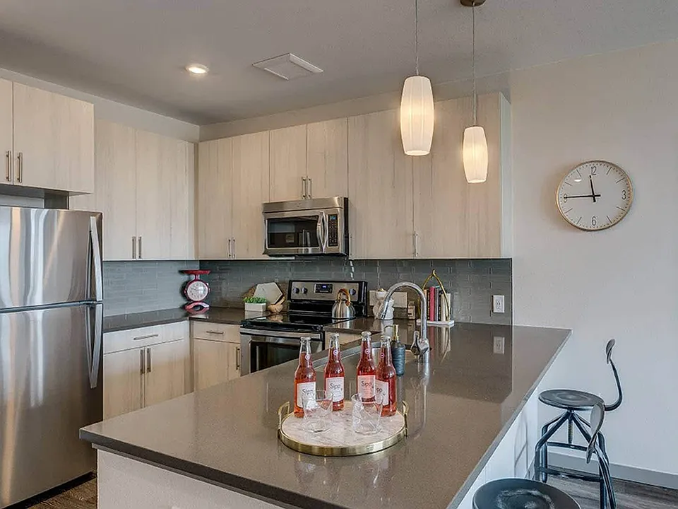 Kitchen with Stainless Steel Appliances