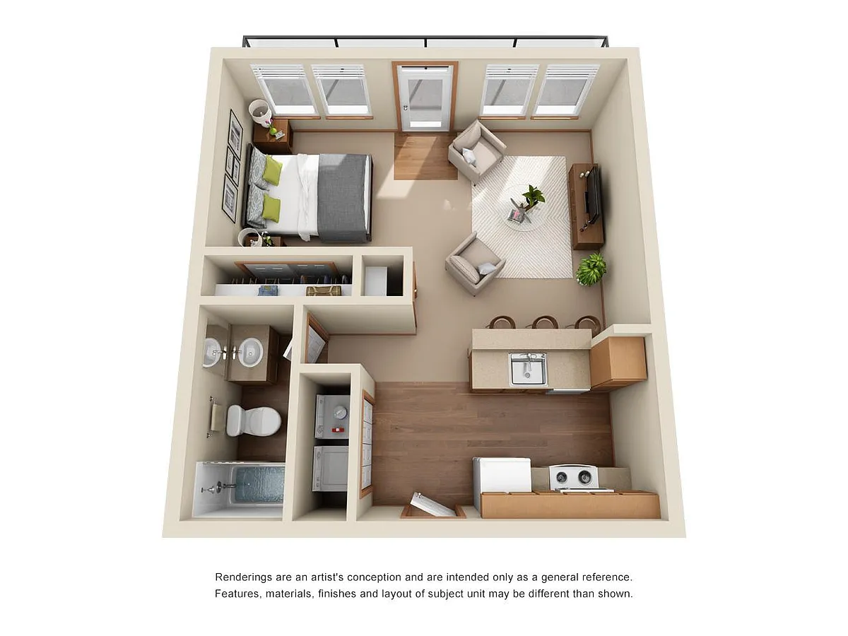 Floor plan Studio