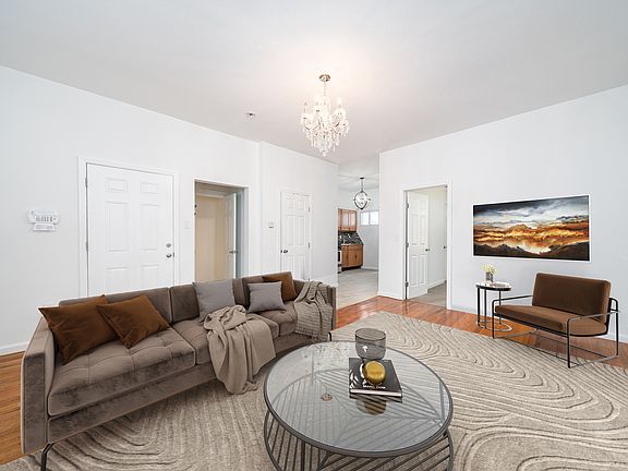 virtually staged living room