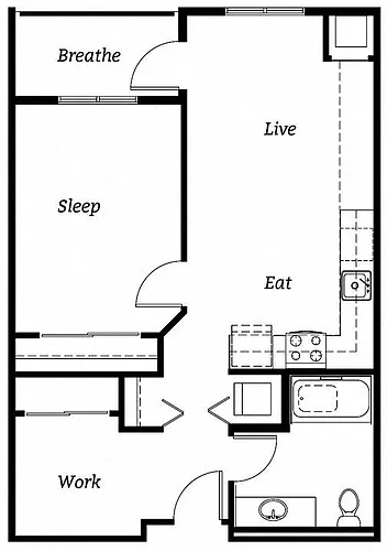 Floor plan B1