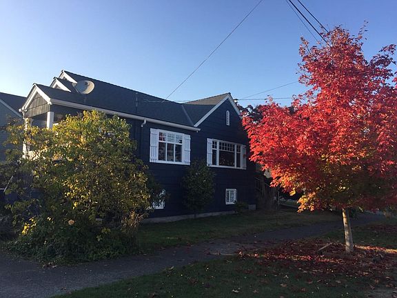 Side of house when the maples are changing in the fall!