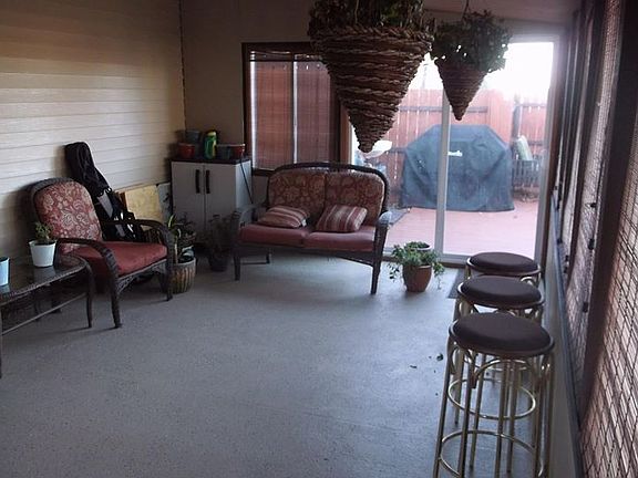 Enclosed patio