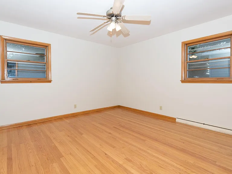 1 of 2 bedrooms. Large enough for king size bed and furniture.