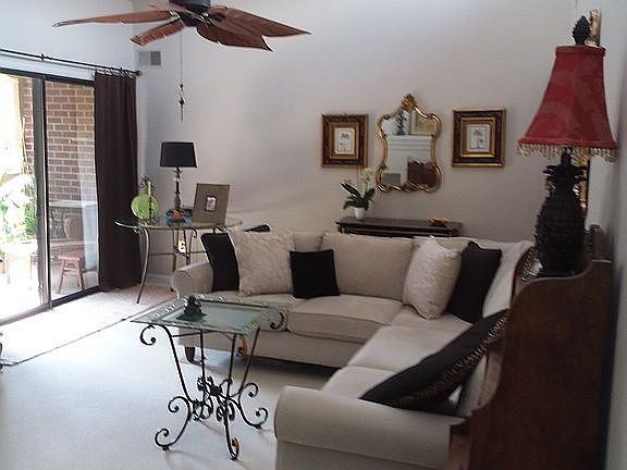 Dramatic vaulted ceiling