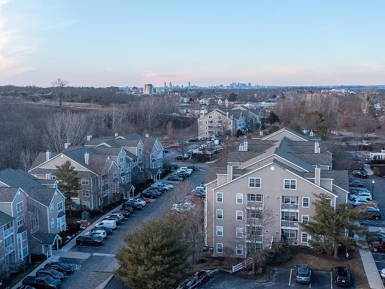 Exterior view of the Alister Quincy apartments