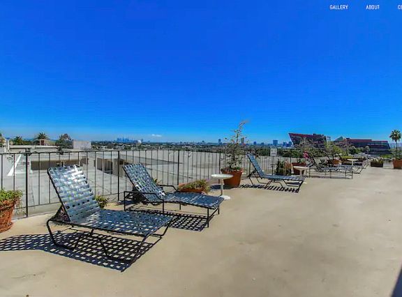Beautiful rooftop with gorgeous view.