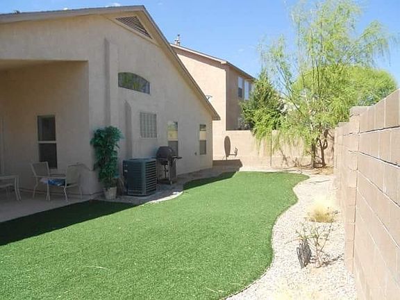 Low maintenance backyard