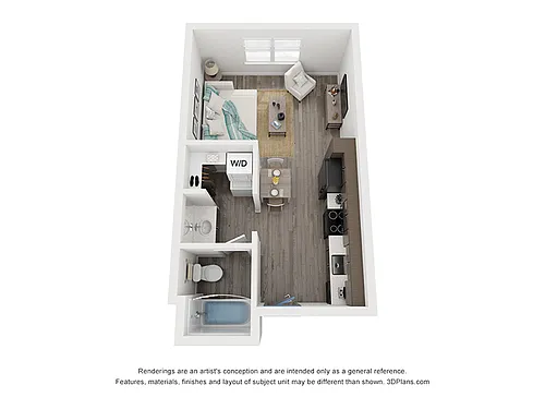 Floor plan Micro Studio