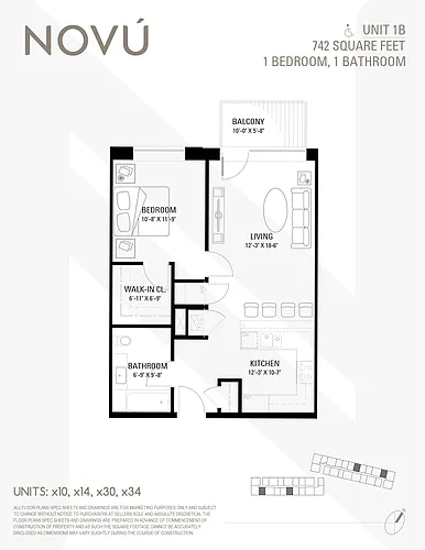 Floor plan 1B