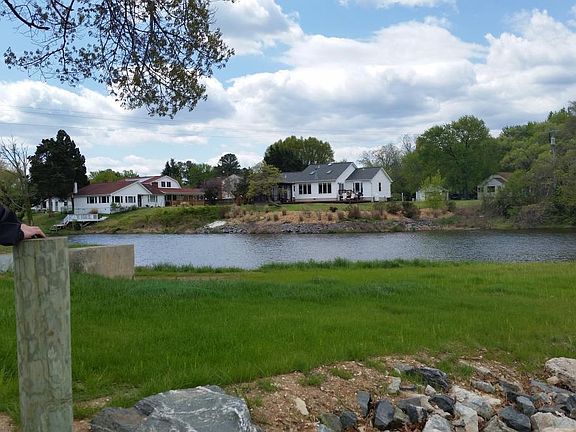 Pond off the side of the house