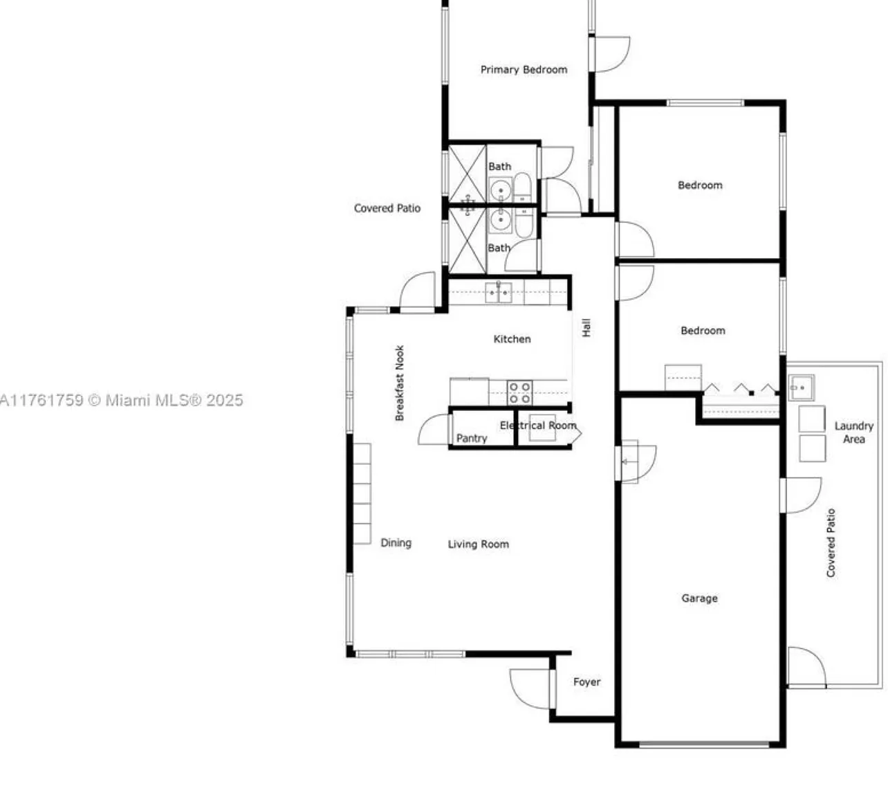 3 bed, 1328 sqft, $4,800 — Photo 2