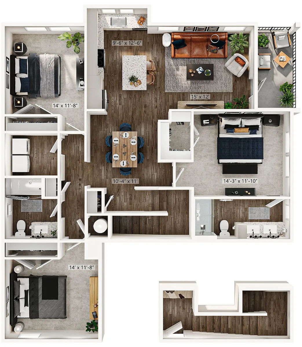Floor plan C1