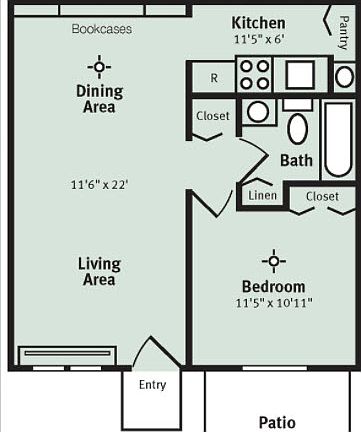 Only One Bedroom Units in the Building