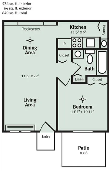 Only One Bedroom Units in the Building