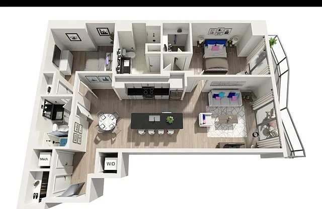 B4D | 1x2 | 1304 sq ft B4D | 1x2 | 1304 sq ft